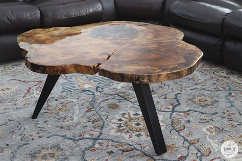 DIY Live Edge Coffee Table - DIY Huntress