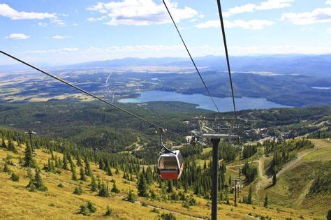 Gondola with views of Whitefish Lake and beyond... | Whitefish montana ...