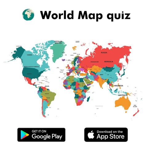 World Map quiz app is an interesting app developed for kids that helps ...