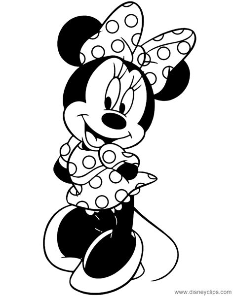 Disney Coloring Pages Minnie Mouse – Warehouse of Ideas