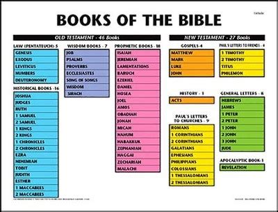 Catholic: Books of Bible - Laminated Poster: 9780974223872 ...