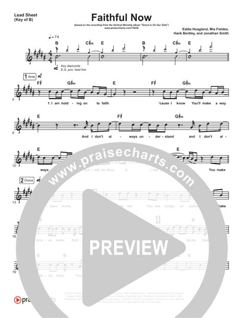 Faithful Now Sheet Music PDF (Vertical Worship) - PraiseCharts