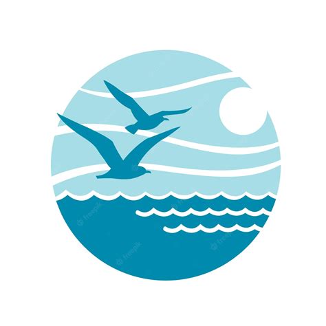 Premium Vector | Ocean logo design