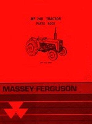 Massey Ferguson MF 240 Tractor Parts Book Manual MF240 | eBay