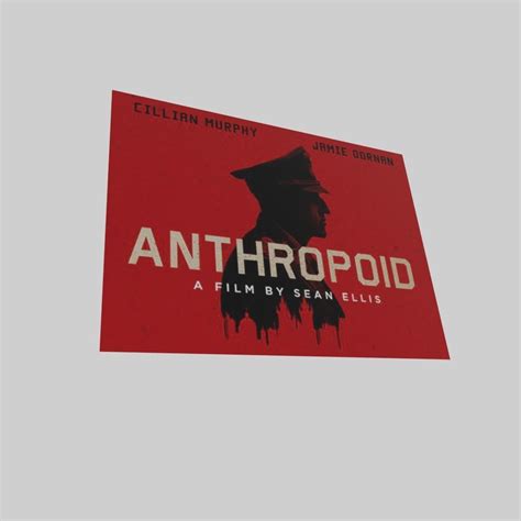 3D model Anthropoid movie poster VR / AR / low-poly | CGTrader