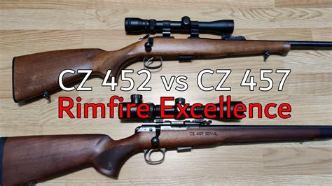 CZ 452 vs CZ 457: Rimfire Excellence - YouTube