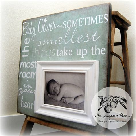 Personalized Baby Boy Picture Frame Baby Gift Personalized - Etsy