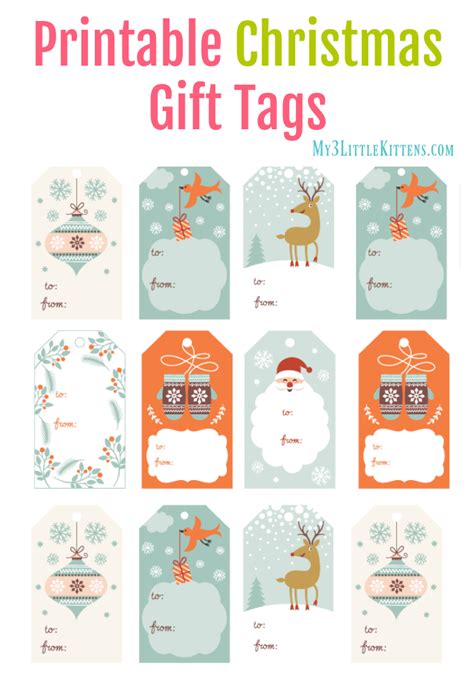 Printable Christmas Gift Tags