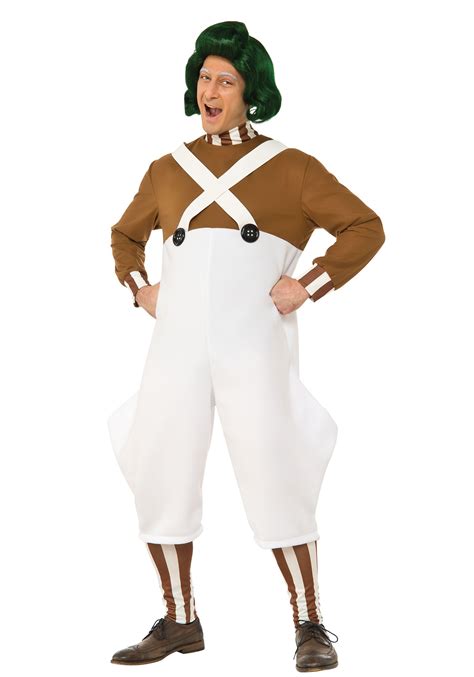 Mens Deluxe Oompa Loompa Costume