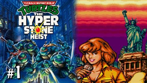 TMNT: The Hyperstone Heist - Pt. 1 New York City (Sega Mega Drive ...