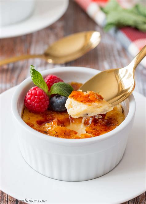 Easy Creme Brulee - Little Sweet Baker