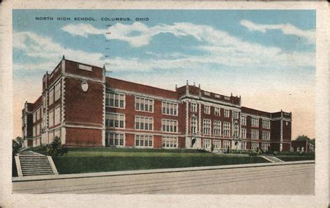 North High School Columbus, OH Postcard