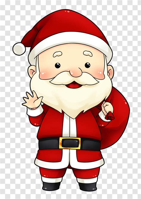 Santa Claus Christmas Day Clip Art Image Cartoon Transparent PNG