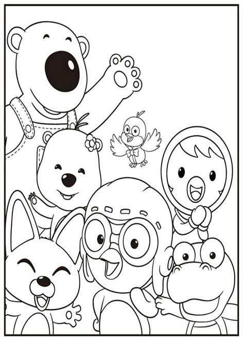 26 best ideas for coloring | Pororo Coloring Pages