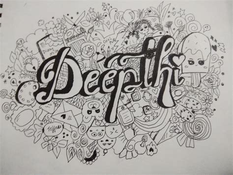 Name doodles... | Name art projects, Doodles, Doodle art