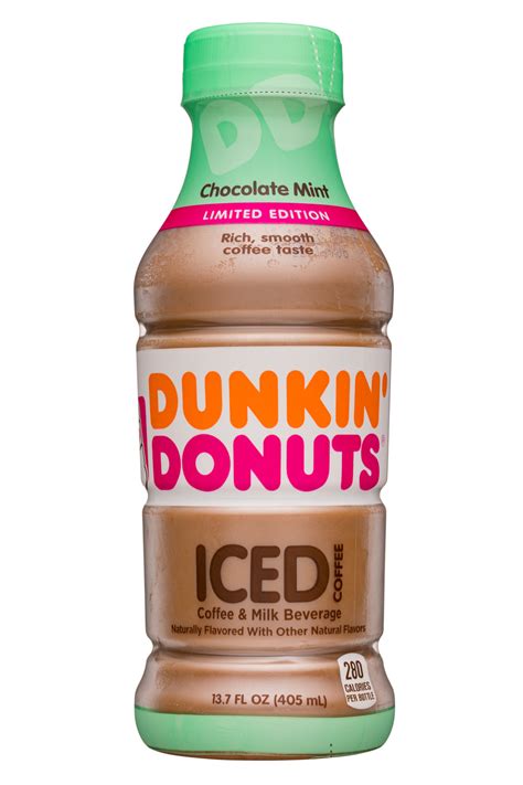 Chocolate Mint | Dunkin Donuts Iced Coffee | BevNET.com Product Review ...