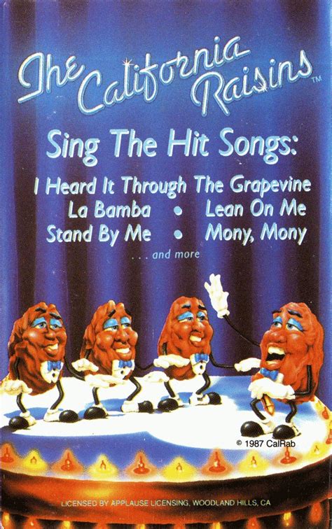 The California Raisins – Sing The Hit Songs (1987, CrO₂, Cassette ...