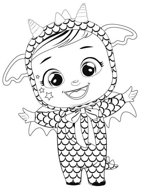 Cry Babies Bruny coloring page - Download, Print or Color Online for Free