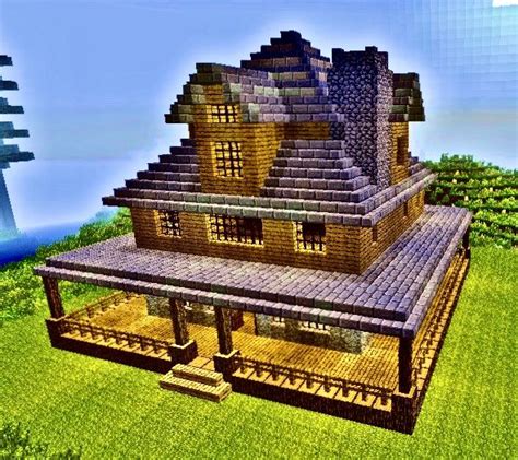 Minecraft ranch house | Minecraft house plans, Minecraft farm house ...