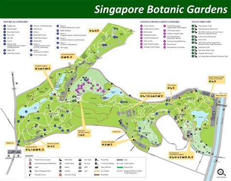 Singapore Botanic Gardens Map - Ontheworldmap.com