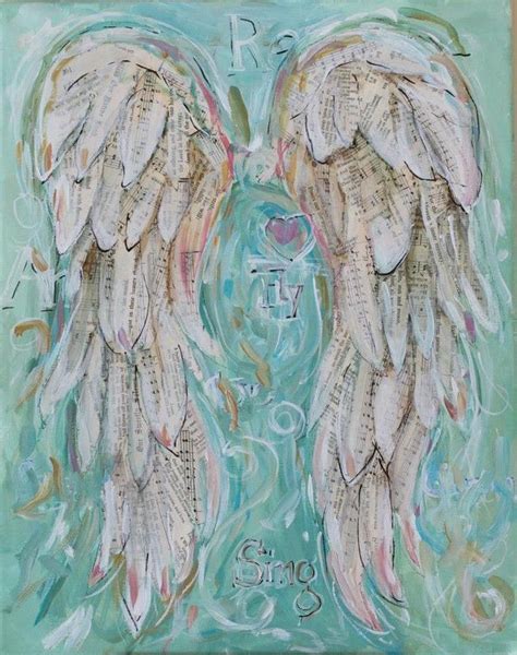 Angel Wings Fly Painting by Michelle Lake - Fine Art America