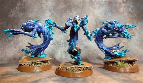 Chaos Daemons - Flamers of Tzeentch, Chaos Spawn and a Poxbringer ...