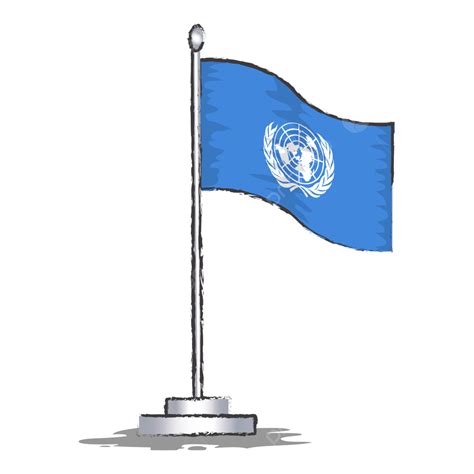 United Nations Flag Vector Illustration, United Nations Flag, Symbol ...