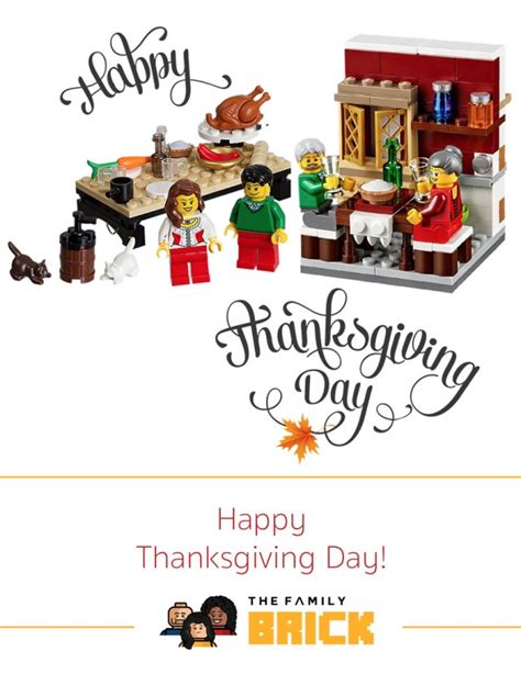 Happy Thanksgiving LEGO Fans! - The Family Brick