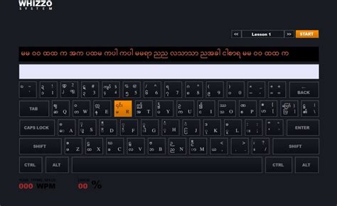 Window 10 Myanmar Unicode Keyboard