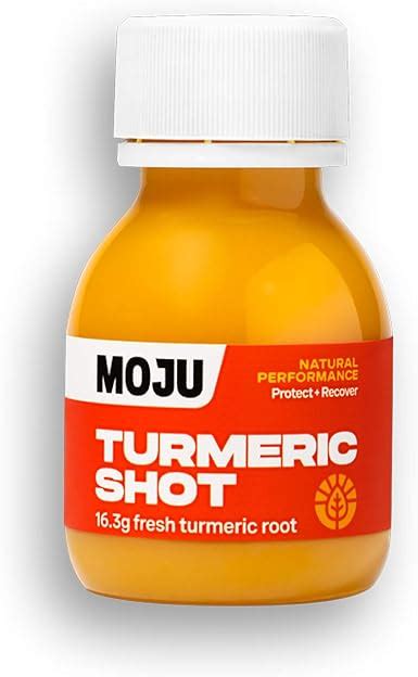 MOJU Turmeric Shots | Turmeric, Black Pepper | Fresh HPP Cold Pressed ...