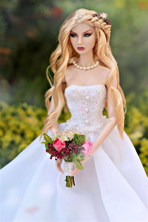 Agnes Wedding day | Barbie wedding dress, Doll wedding dress, Bride dolls