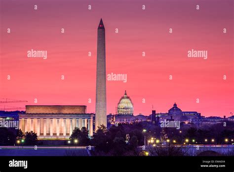 Washington DC, USA skyline Stock Photo - Alamy