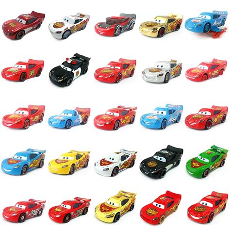 Disney Pixar Cars Different Styles Lightning Mcqueen Diecast Metal Toy ...