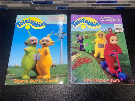 Teletubbies Coloring Activity Books Lot of 2 by Andrew Davenport UNUSED ...