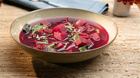 Roasted Beet Soup Recipe