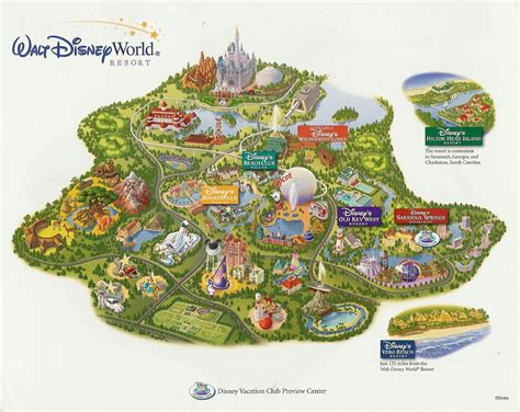 Printable Map Of Walt Disney World - Printable Word Searches