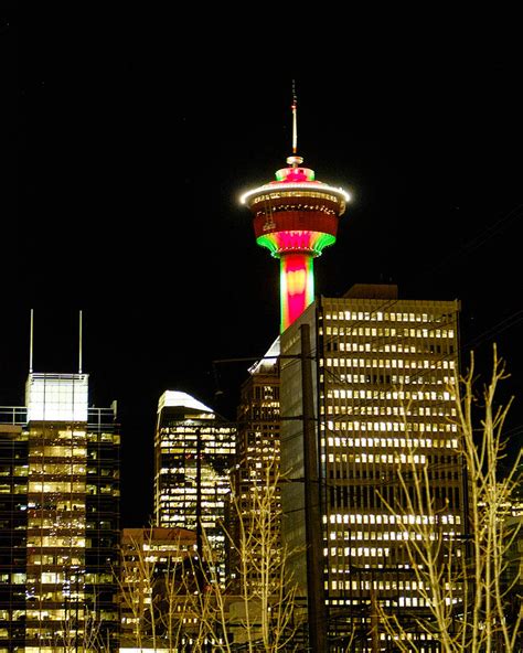 Calgary Tower Photograph by John McArthur - Fine Art America