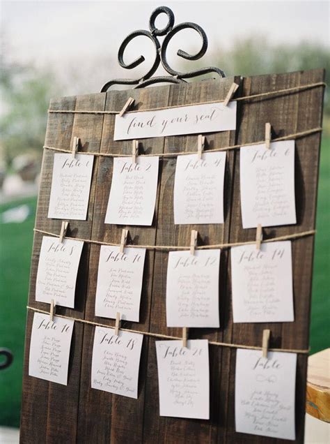 Pin by LiliAnne Rohan on Wedding | Wedding table assignments, Seating ...