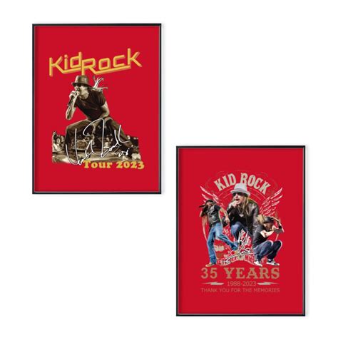 Kid Rock Tour 2023 Poster Set sold by United Cat | SKU 88701647 Printerval