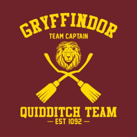 Gryffindor Quidditch Team - Gryffindor - T-Shirt | TeePublic