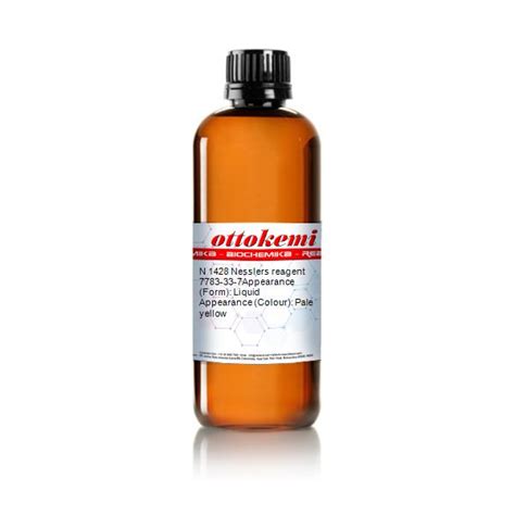 Nesslers reagent 7783-33-7 - Manufacturers & Suppliers in India with ...