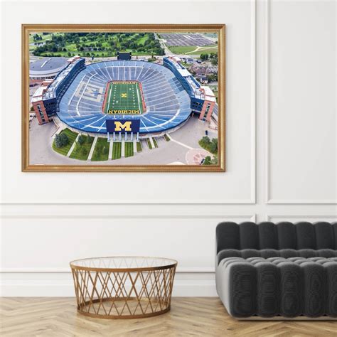 Michigan Stadium Aerial View Photo U of M Aerial Photography - Etsy