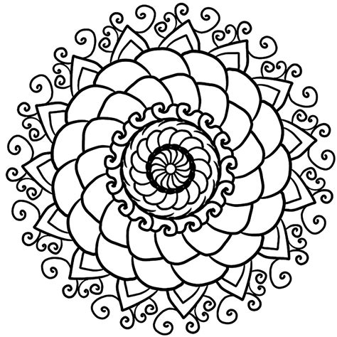 Simple & cool Mandala - Easy Mandalas for kids