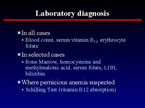 Megaloblastic anemia - презентация онлайн