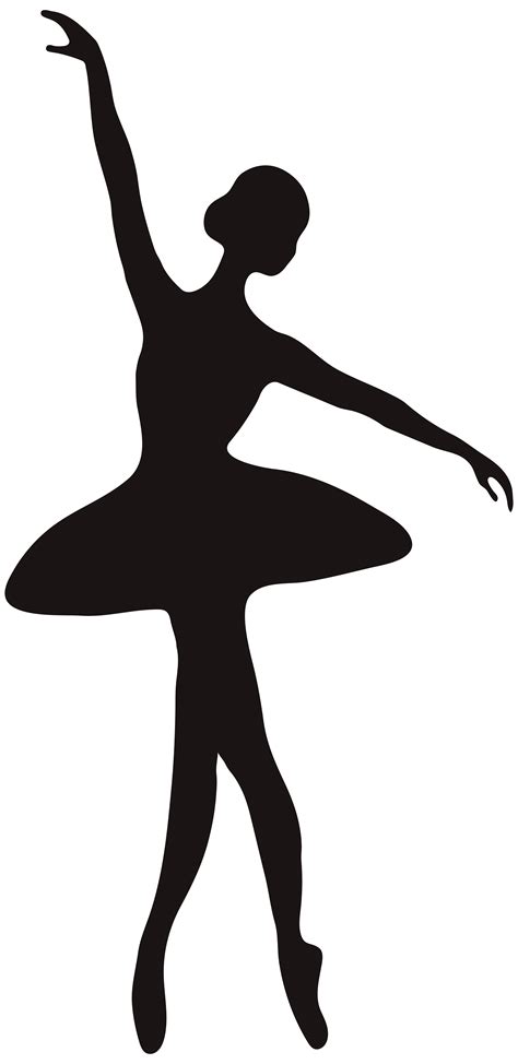 Ballet Dancer Silhouette Spinning Dancer - Ballerina Silhouette PNG ...