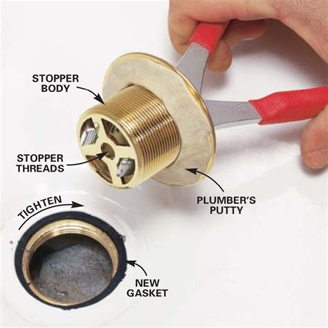 How to Convert Bathtub Drain Lever to a Lift and Turn Drain | The ...