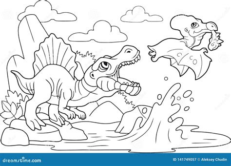 Cute Dinosaurs Coloring Pages