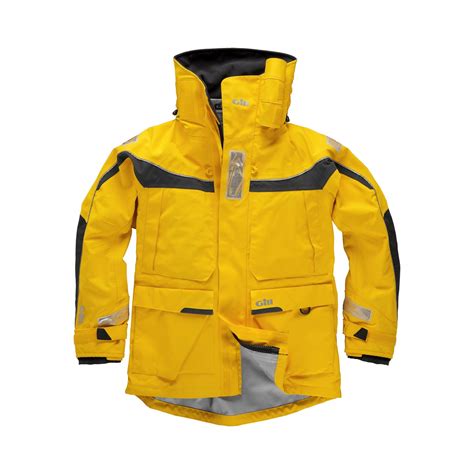 Gill OS1 Sailing Jacket 2016 - Yellow/Graphite, Coast Water Sports ...