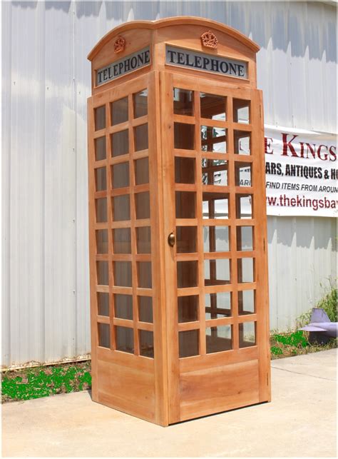 Unfinished Phone Box Wood English British Telephone Booth Old Style ...