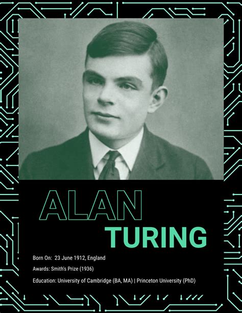 Alan Turing Biography | Biografie Template